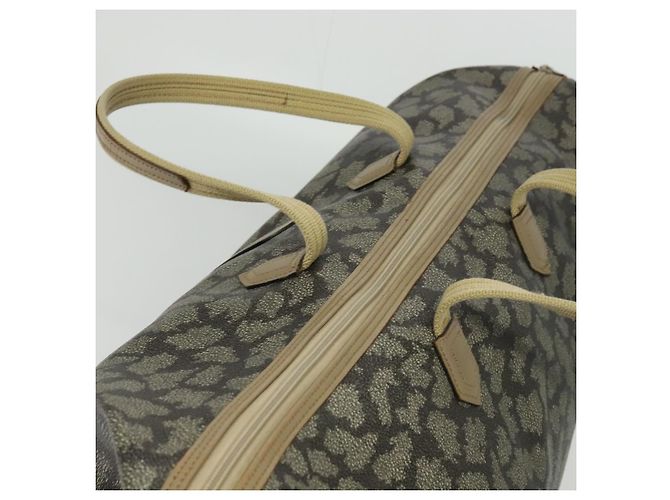 Saint Laurent Tote Bag aus Leder in Grau Auth 135196 Braun - Ansicht 6