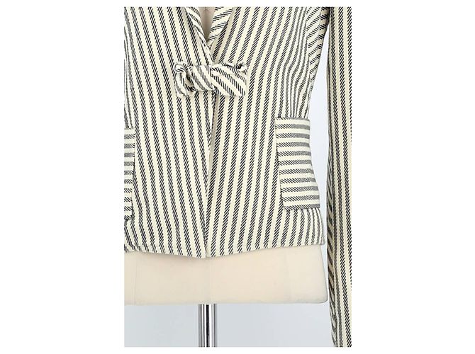 Diane Von Furstenberg Blazer de Algodão Branco - vista 3