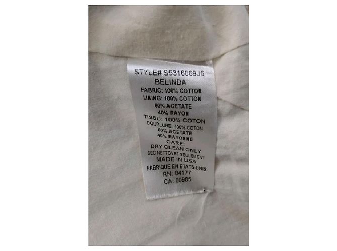 Diane Von Furstenberg Blazer de Algodão Branco - vista 8