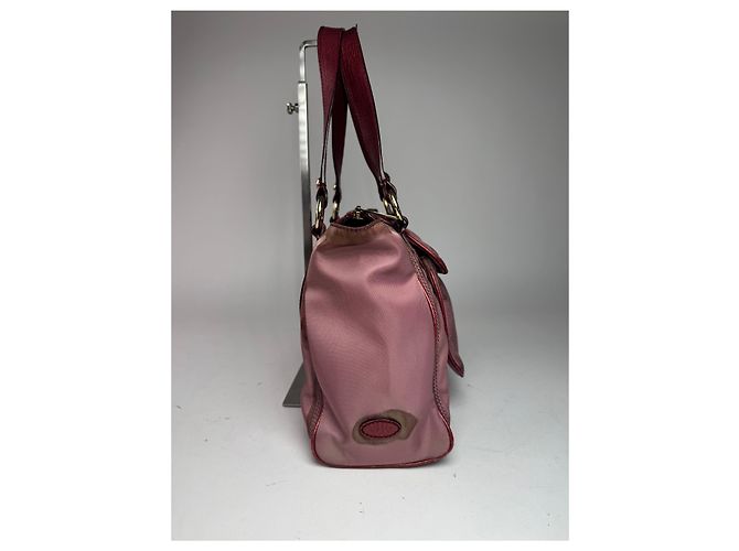 Céline Vintage Celine Polyester-Leder Tasche lila - Ansicht 3