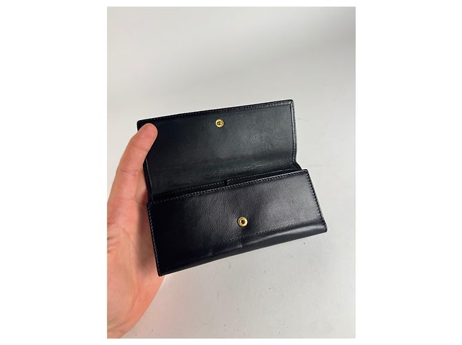 Vintage Loewe Madrid Leather Wallet black - view 3