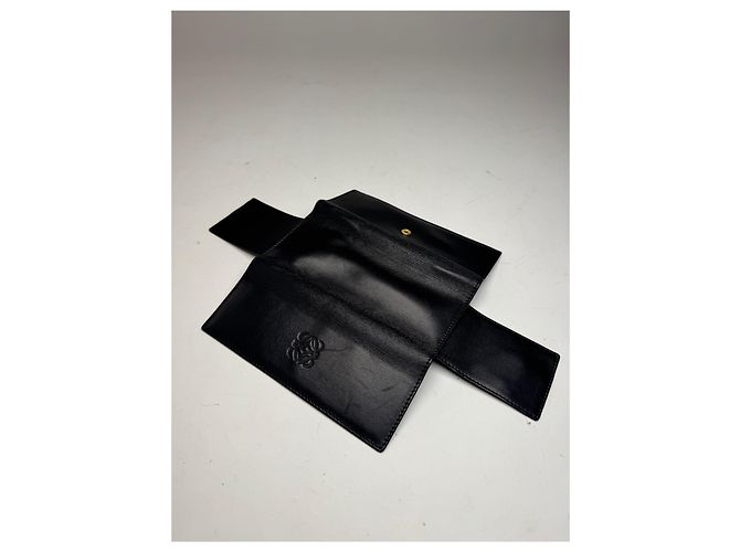 Vintage Loewe Madrid Leather Wallet black - view 5
