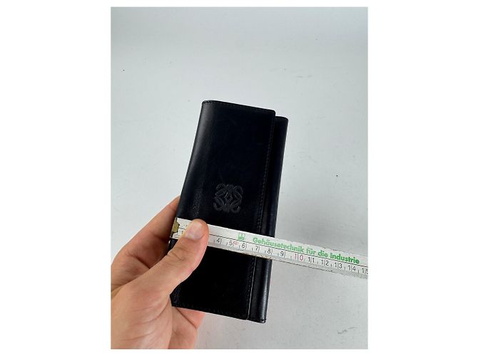 Vintage Loewe Madrid Leather Wallet black - view 8
