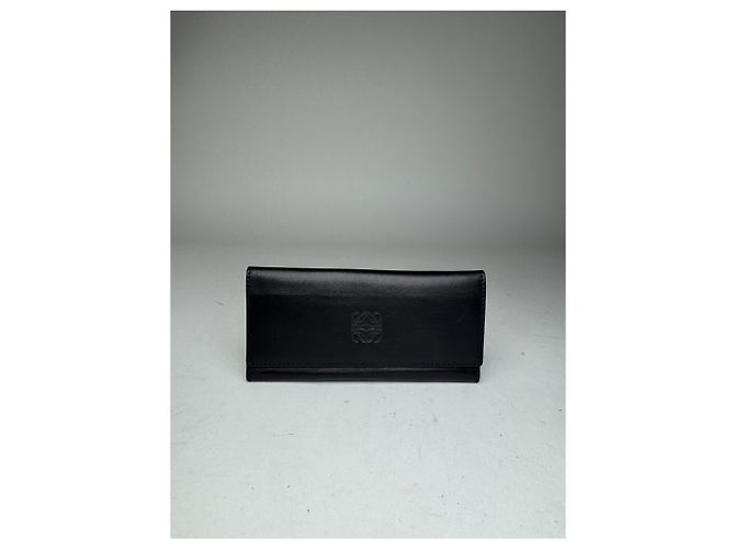 Vintage Loewe Madrid Leather Wallet black - view 9