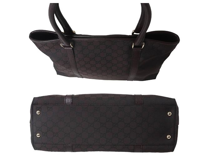 Gucci GG Canvas Tote Bag Braun - Ansicht 5