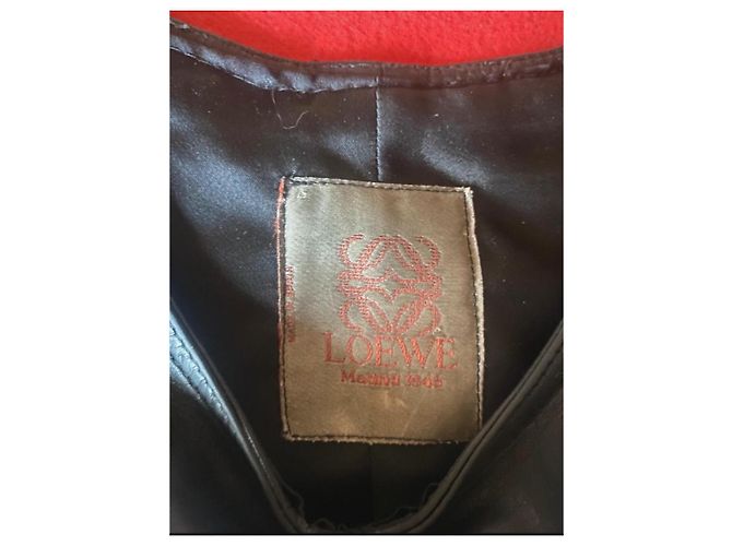 Loewe Lammleder Oberteil Schwarz - Ansicht 2
