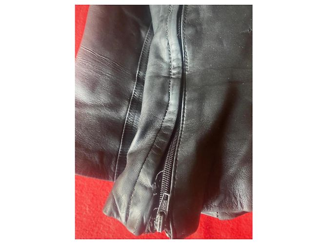 Loewe Lammleder Oberteil Schwarz - Ansicht 4