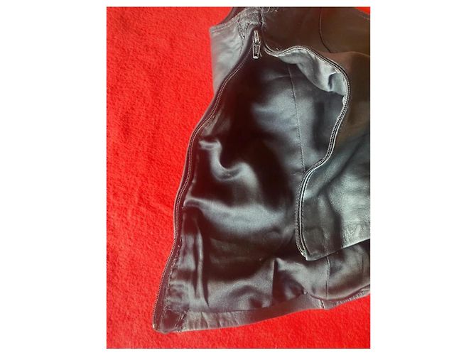 Loewe Lammleder Oberteil Schwarz - Ansicht 6