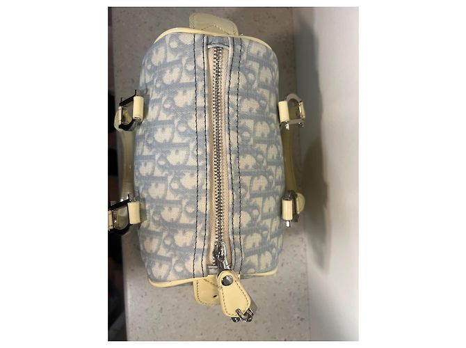 Christian Dior Speedy Mini Borsa Beige Monogramma - vista 3