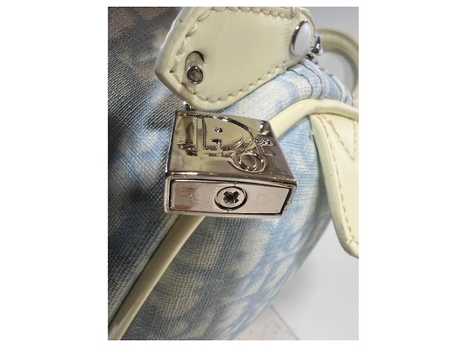 Christian Dior Speedy Mini Borsa Beige Monogramma - vista 4