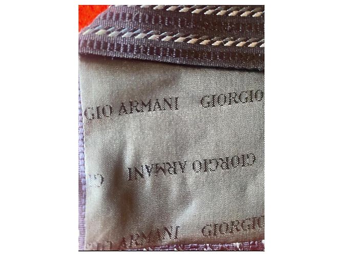 Cravatta Giorgio Armani in seta azzurro chiaro e blu scuro Blu chiaro - vista 4