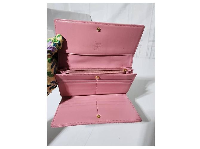 Cartera con cremallera MCM Visetos Rosa - vista 13