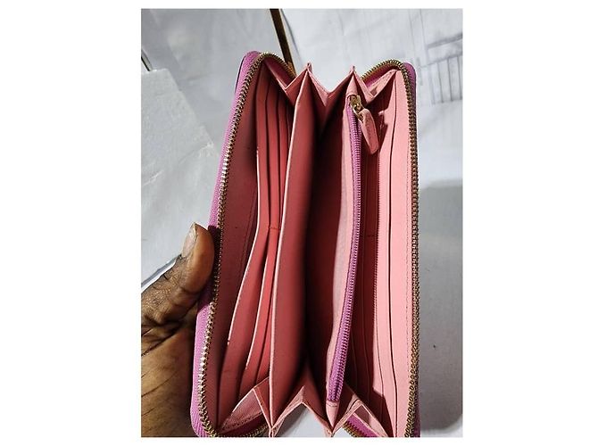 Cartera con cremallera MCM Visetos Rosa - vista 5