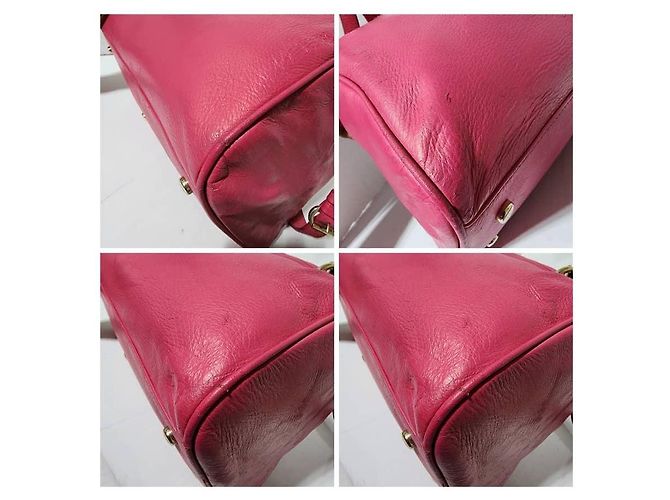 Borsa a tracolla Diorissimo in pelle Christian Dior rosa - vista 12