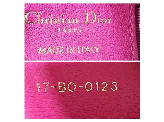 Borsa a tracolla Diorissimo in pelle Christian Dior rosa - vista 14