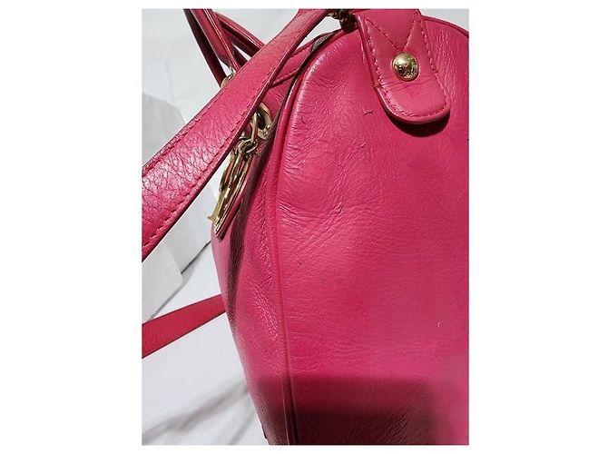 Borsa a tracolla Diorissimo in pelle Christian Dior rosa - vista 6