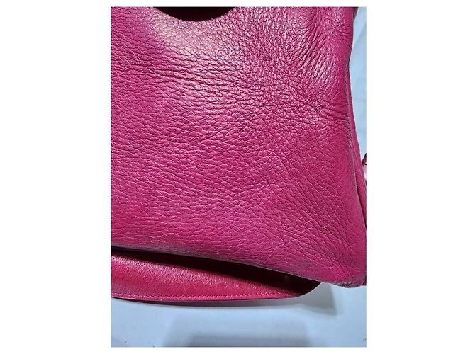 Borsa a tracolla Diorissimo in pelle Christian Dior rosa - vista 8