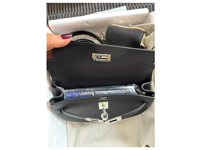 Borsa a mano Hermès Kelly Moove in pelle nera Nero - vista 5