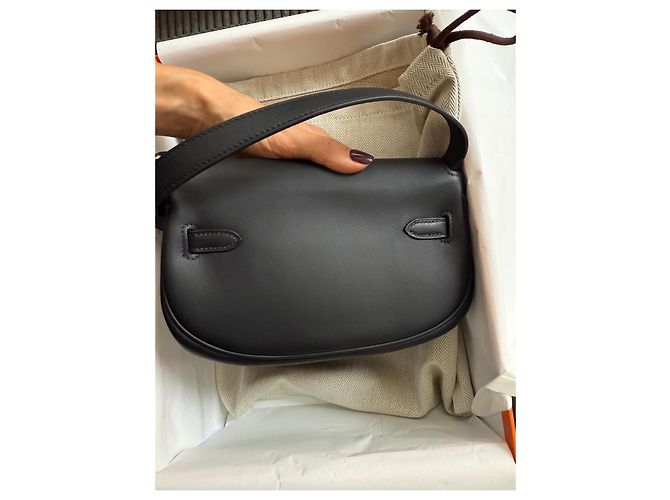 Borsa a mano Hermès Kelly Moove in pelle nera Nero - vista 7