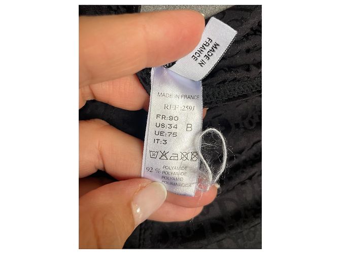 Dior Badeanzug Monogramm Oblique Trotter Schwarz - Ansicht 10