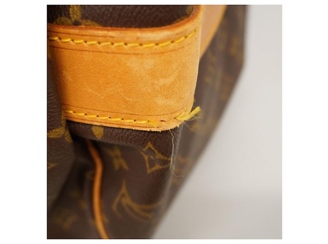 Sac Polochon Boston Monogram Louis Vuitton Marron - vue 12