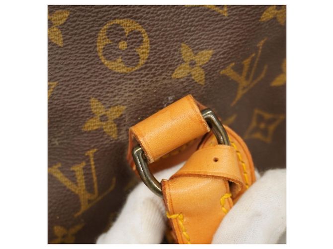 Sac Polochon Boston Monogram Louis Vuitton Marron - vue 16