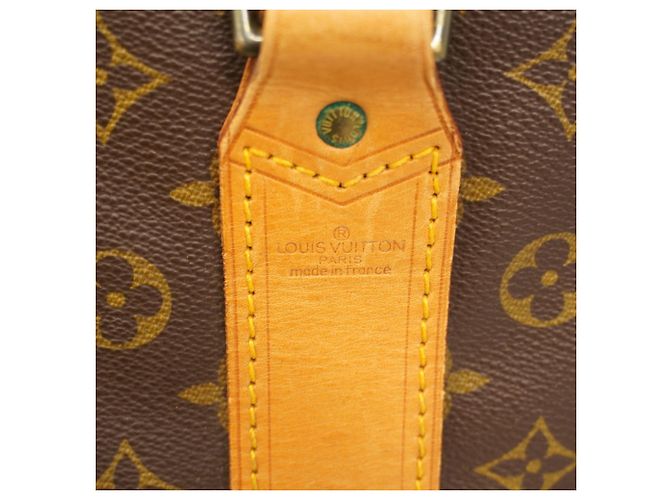 Sac Polochon Boston Monogram Louis Vuitton Marron - vue 5