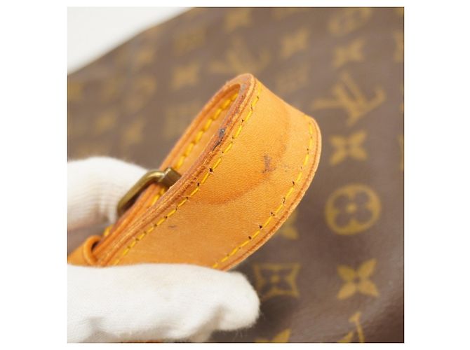 Sac Polochon Boston Monogram Louis Vuitton Marron - vue 8