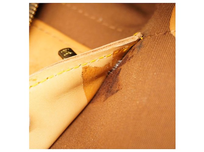Sac Polochon Boston Monogram Louis Vuitton Marron - vue 9