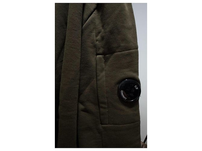 CP Company Diagonal Raised Fleece Sweatshirt Grün - Ansicht 6
