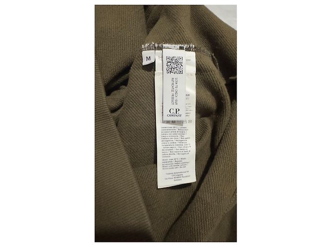 CP Company Diagonal Raised Fleece Sweatshirt Grün - Ansicht 8