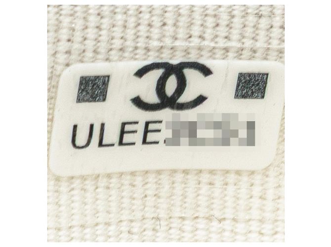 Cartera tri-fold Matelassé Chanel Blanco - vista 11