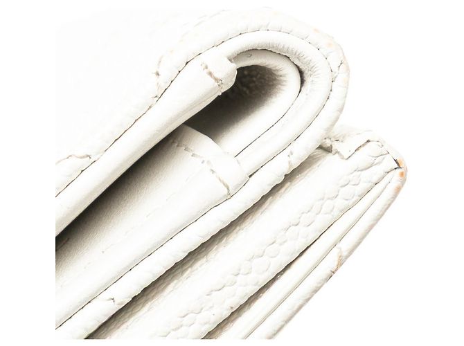 Cartera tri-fold Matelassé Chanel Blanco - vista 5