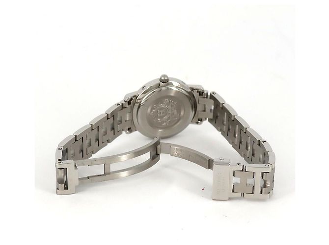 Reloj de cuarzo de acero inoxidable Hermès Clipper CL4.210 - vista 8