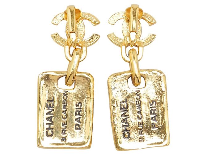 Orecchini Swing Chanel Coco Marchio 31 Rue Cambon Parigi D'oro - vista 2