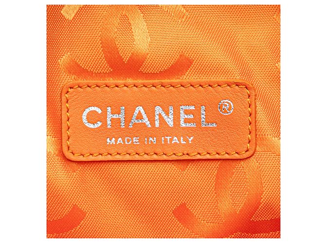 Chanel Cambon Ligne Flat Tote aus gestepptem Lammleder Beige - Ansicht 6