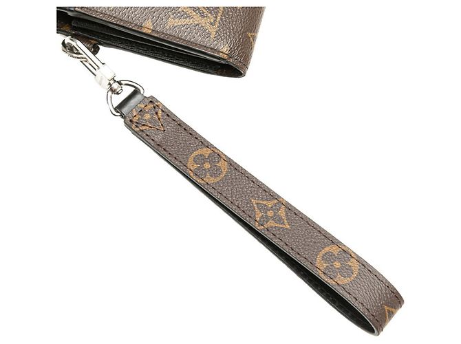 Cartera Zippy Dragonne Monogram Macassar Louis Vuitton Castaño Negro Monograma - vista 7