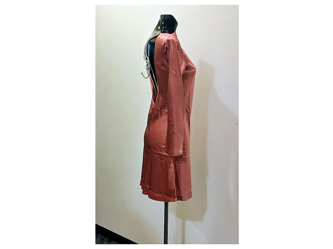 Cult Gaia Milla Mini Satinkleid Rosa Pink - Ansicht 4