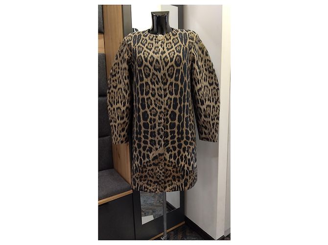 Abrigo Roberto Cavalli Estampado Leopardo Viscosa Estampado de leopardo - vista 16
