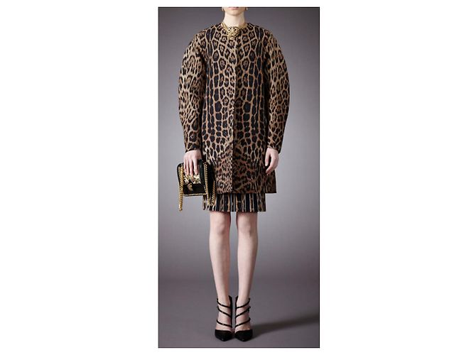 Abrigo Roberto Cavalli Estampado Leopardo Viscosa Estampado de leopardo - vista 17