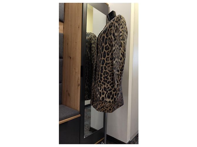 Abrigo Roberto Cavalli Estampado Leopardo Viscosa Estampado de leopardo - vista 2