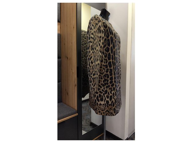 Abrigo Roberto Cavalli Estampado Leopardo Viscosa Estampado de leopardo - vista 4