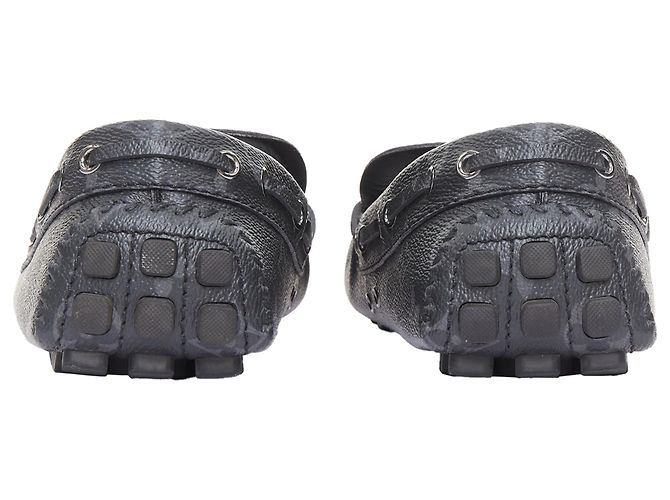 Mocassins gris monogramme Louis Vuitton - vue 5