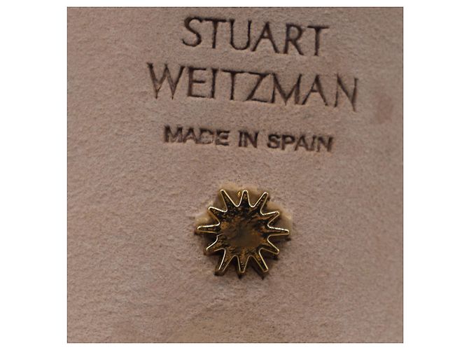 Stuart Weitzman Stuart 85 Zapatos de Tacón con Correa Acuarela en Satén Multicolor - vista 10
