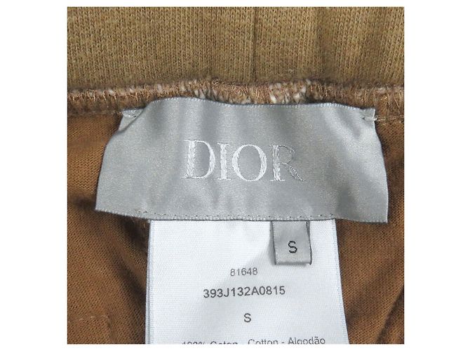 Pantalones bordados con parche de logo Dior×Denim Tears Beige - vista 7