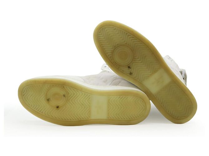 Sneakers Alte Monogram Emboss della Linea Rivoli Louis Vuitton Rosa Bianco Blu chiaro - vista 4