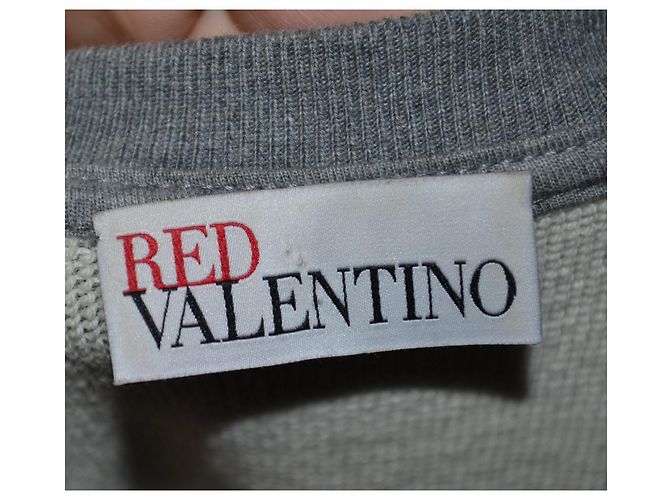Moletom Red Valentino de algodão cinza - vista 5