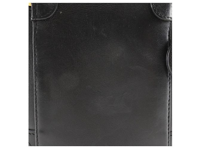 Vanity Beauty case vintage Chanel in pelle alta Nero - vista 7