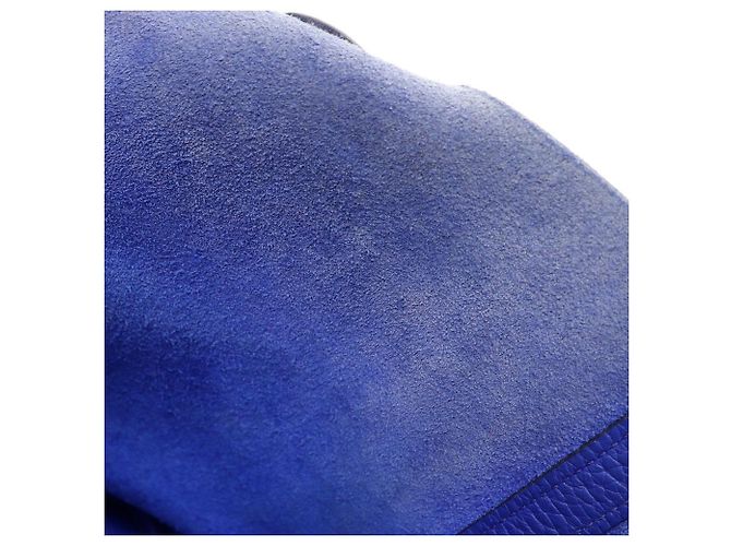Borsa Picotin Lock Clemence MM di Hermès Blu - vista 7