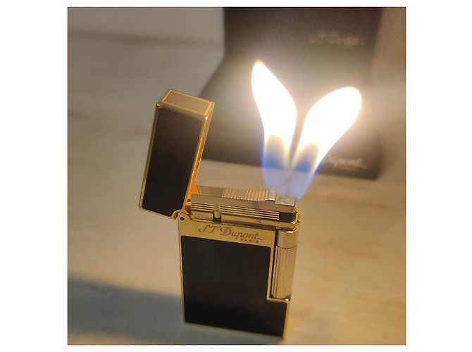 Autre Marque S.T. Dupont ligne 2 double flamme Noir - vue 4